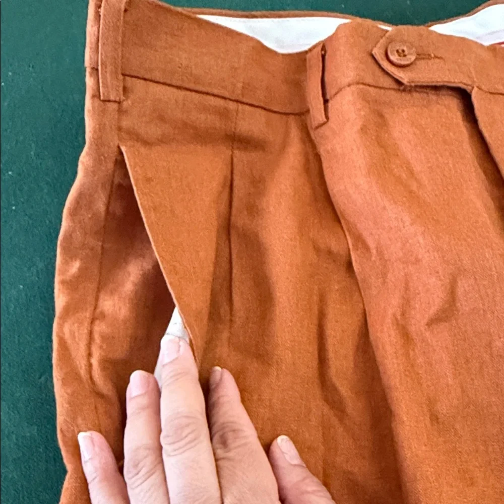 Men's Classic Orange Chinos.  CAJA.‎ # 2 B